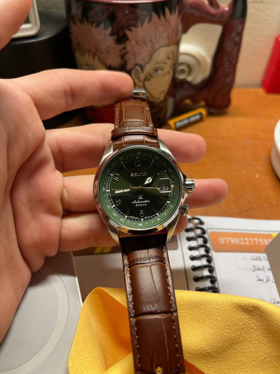 ساعه سيكو رجالي للاستفسار راسلوني
*********** واتساب
