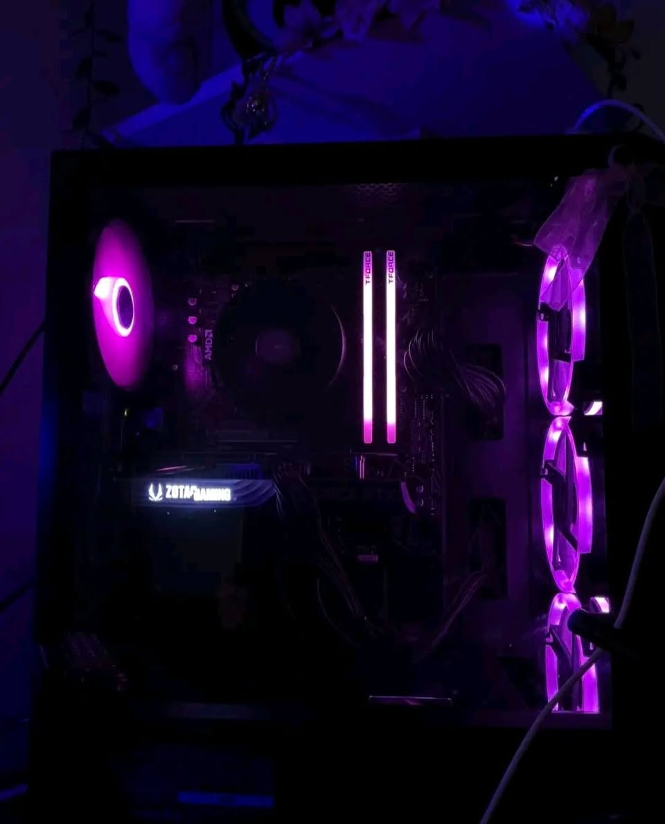 السلام عليكم تجميعة نظيفة للبيع

Ryzen 5 5600x

B550M K Gigabyte

Rtx 4060 Zotac Gaming

Ram 16gb 2x8 DDR4 T-Force

Psu 650w Sama Neview bronze

M.2 lexar nm620 1 Tb 
السعر مليون و250 وبيها مجال


**إذا كنت صاحب هذا الإعلان وتريد حذفه لأي سبب، رجاءا أرسل رسالة إلى الدعم الفني**