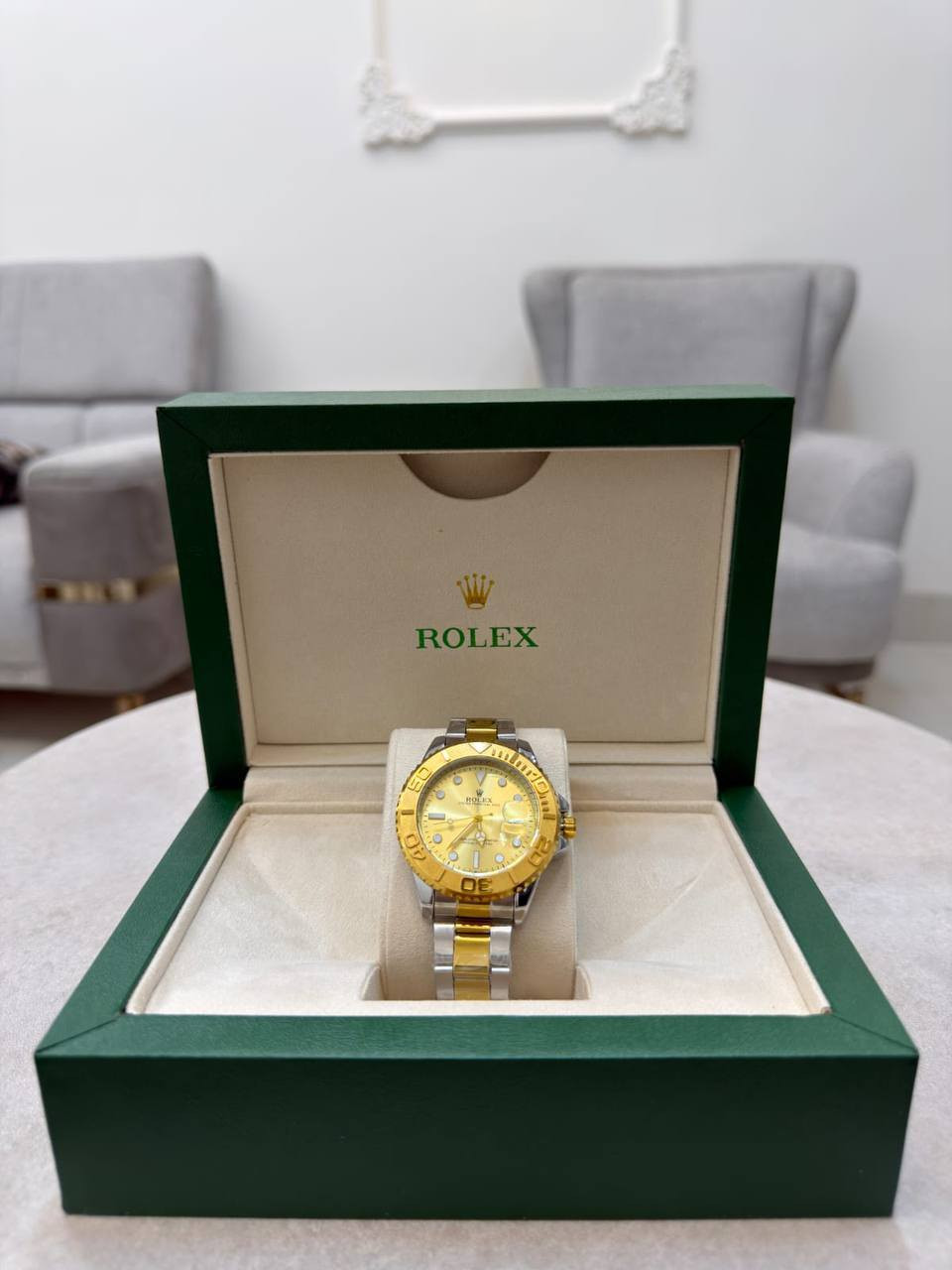 ساعات روليكس كوبي ماستر درجه اولى بكج كامل الف متر تحت ضغط الماء  كرت الضمان سنه صناع


**إذا كنت صاحب هذا الإعلان وتريد حذفه لأي سبب، رجاءا أرسل رسالة إلى الدعم الفني**