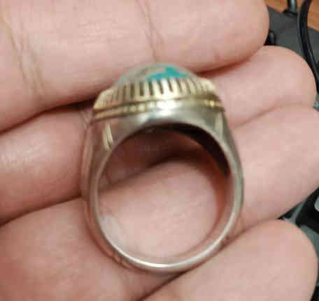 فيروز طبيعي صياغة يدوية ثقيلة قياس الخاتم ٢٦ 
تواصل خاص واتساب ***********
