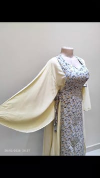 دشداشه كشمير • ألوان بيجي وردي نيلي • مجمع ريحانه