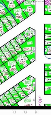 قطعة ارض للبيع هور رجب مجمع البصمة خلف التجاري و تنازل شركة المساحة 10...