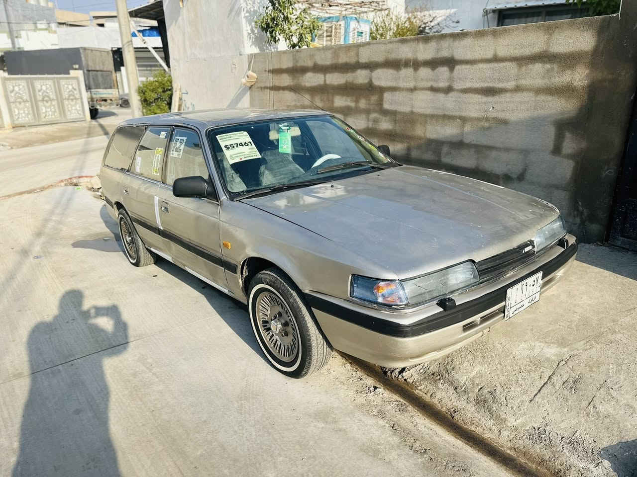 مازدا 626استيشن موديل 1990محرك وكير بل شرط 8وبخ بدون ضرر وبدون صبخ  بدون خياس صدر وكهربايات كله بل شرط سنويه عاج شرط تحويل ووكاله كوبون بانزين مطلعين له جام كهرباي abs سياره حلو كاعد سعر ٢٥مكان كركوك ***********
***********
