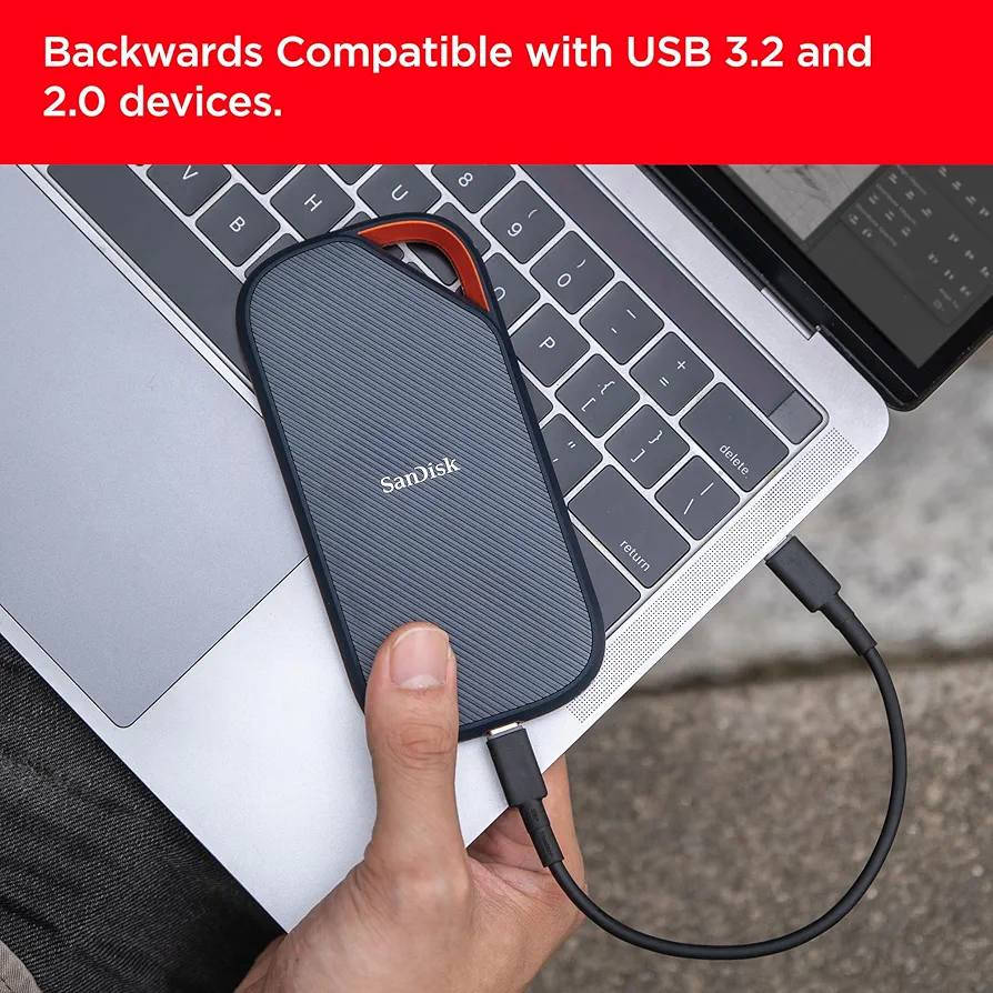 السلام عليكم
هاردSANDISK Extreme PRO
السعة:4TB
الحالة:جديد NEW
التواصل :واتساب ***********
 السعر: 975 الف

المواصفات /
SSD محمول اكستريم برو سعة 4 تيرابايت مع USB4، قراءة حتى 3800 ميجابايت/ثانية وكتابة 3700 ميجابايت/ثانية، USB-C، USB 3.2، متوافق مع الاصدارات السابقة، مقاوم للماء والغبار IP65 - SDSSDE82-4T00-G25
