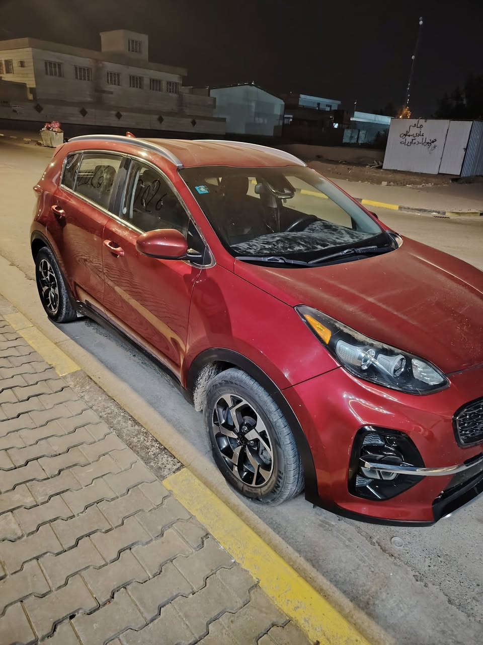 كيا سبورتج 2020 امريكي داخله كلين حادث   دعاميه اماميه وطاك اليرباك بيها سونار وصور الحادث رقم بغداد جديد تحويل ثاني يوم 
الجديد هزه جديده 
مواصفاته نص فول  ماشية 152
سويج شخاطه عدد 1
تحكم ستيرن كامل
بلوتوث حاكيه
داخل اسود
كشنات كنتاره 
تبريد ثلج قطعتين أمامي 
نضام ترحيب بالدشبول
نضام سبورت رياضي 
نضام ايكو لتقليل صرف الوقود
كروس قفل سرعه
شاشه أعطال
لايت فراشه
حساس  أمامي
كشاف ضباب خلفي
لد أمامي نهاري 
سعر 160$ وبيها مجال 
هذا رقمي ***********
***********
مكاني بغداد اللطيفيه
