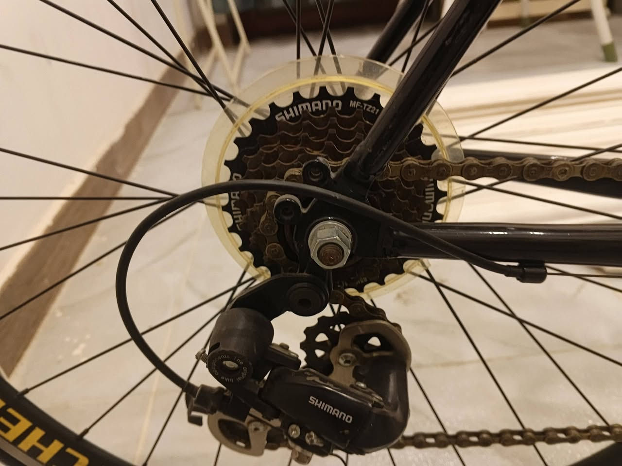 السلام عليكم
بايسكل رود للبيع
بايسكل ياباني قياس 28 سستم شيمانو كامل بايسكل نضييييف كلش لونين مميز ذهبي واسود 7 سرع خلفية 2 سرع امامية كير شيمانو بريكات شيمانو نضيفة 
السعر 250 الف وبي مجال للشراي لا تكسر بي بايسكل نضيف
مكاني بغداد الزعفرانية 
رقم ***********
