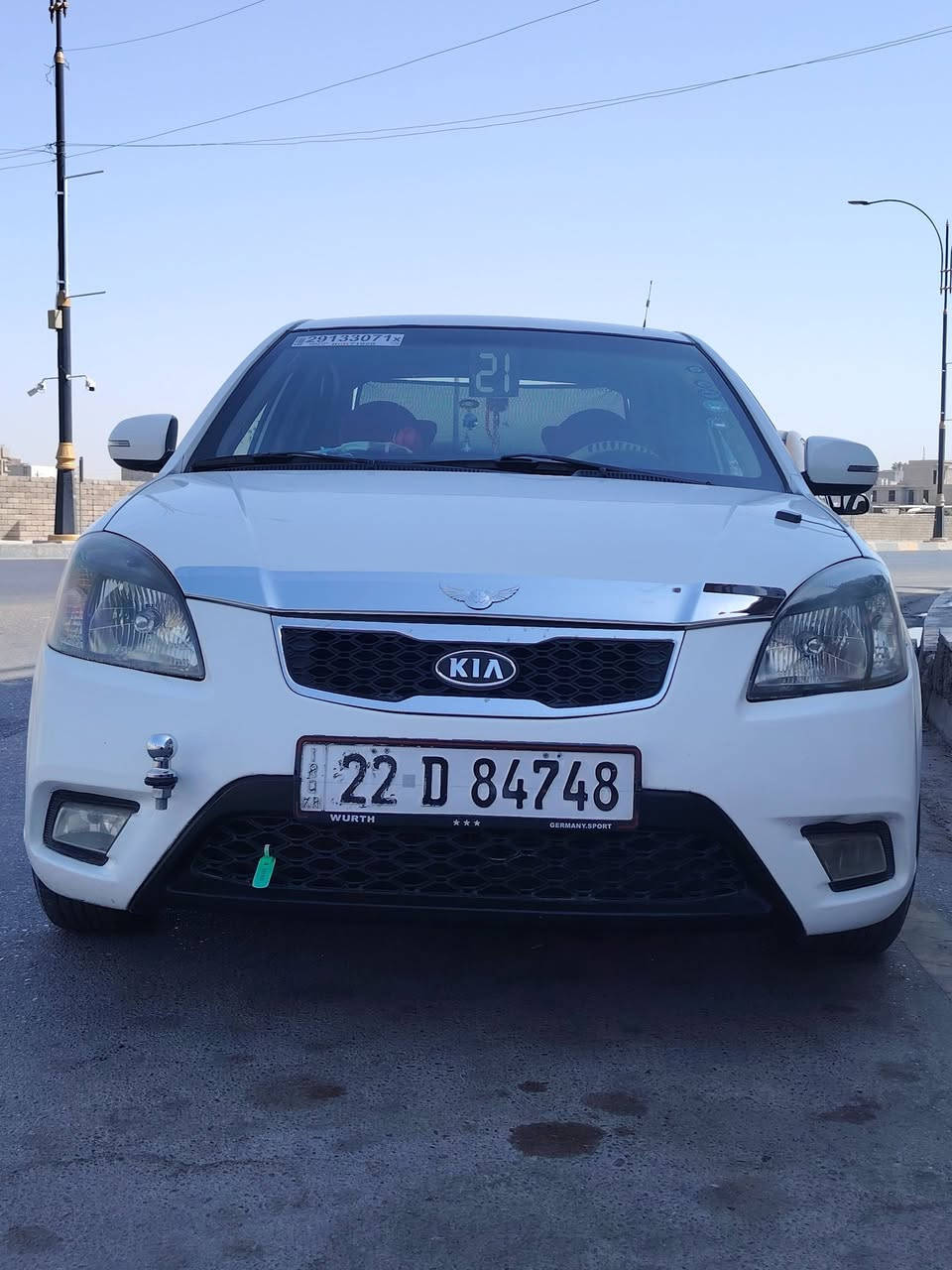 كيا ريو 2012 مقفوله عن الضرر قطره صبغ ما بيها ولا ضرر الحمد لله والشكر  ***********
