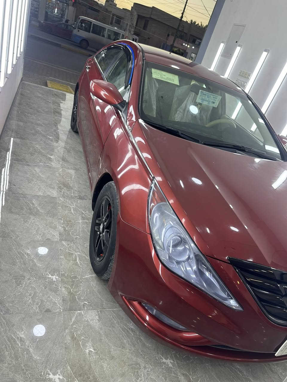 السلام عليكم سوناته موديل 2012 مكينه كير تبريد حداديه تخم تاير كل جديد سياره جديده تحول مباشر ع كربلاء الحر *********** سعر 105
