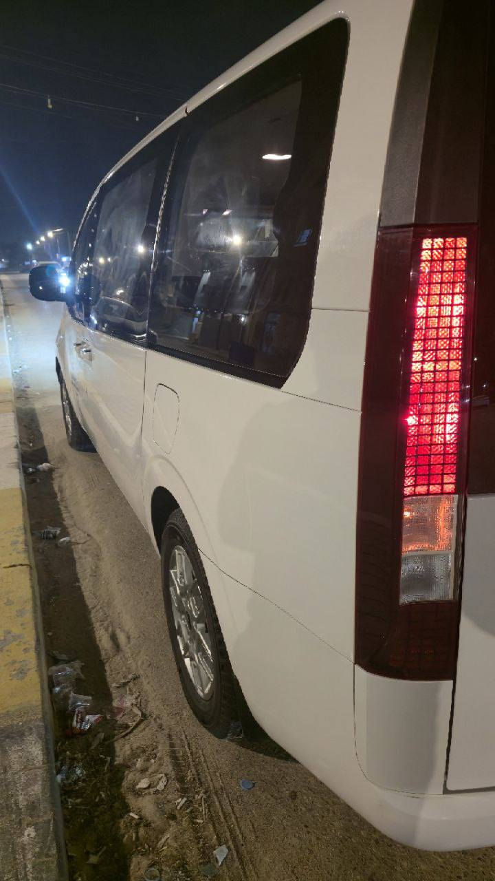 لبيع سيارة هونداي ستاريا فيها خط شركة 
الموديل 2025 غاز محرك ست سلندر كير اوتماتيكك
ماشيه 74 الف كيلو متر 11 راكب 
فيه خط شركة في ارطاوي.
المواصفات :
• نظام تثبيت سرعه تفاعلي
• الحفاض على المسار
• تدفة كشنات تدفئة ستيرن 
سيارة مكفولة من الضربة والصبخ مبدل دعامية VIP ولايت ال اي دي لجماليه  تخم تيار جديد  السيارة جديد بمعنى الكلمة السعر 375 ورقة وبيه مجال قليل
التواصل على رقم الهاتف  ***********
