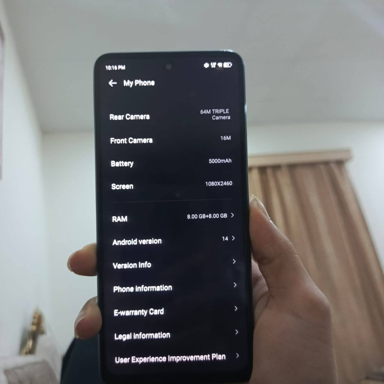 Infinix Note 30 لون كزازي يتغير لونه عل حسب الاضائه
ذاكره 256

رام 12

بطاريه 5000 

كامره 64 ميكا بكسل 

تجي ويا شاحنه اصليه انفنكس 45 واط وسماعات ايربود

سعر 170.000 وبي مجال

نضيفف من اي تبديل أو كسر أو شخط بعده بحاله الشركه


**إذا كنت صاحب هذا الإعلان وتريد حذفه لأي سبب، رجاءا أرسل رسالة إلى الدعم الفني**