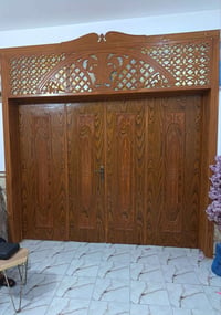 وبركاتة باب دفتري جديد جداً السعر 150 الف وبي مجال  + بابين غرفه شوفت ...