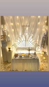 كوشه للبيع  بسعر 450   تحتوي كل تفاصيل  مع ملكان الفستان   للاستفسار خ...