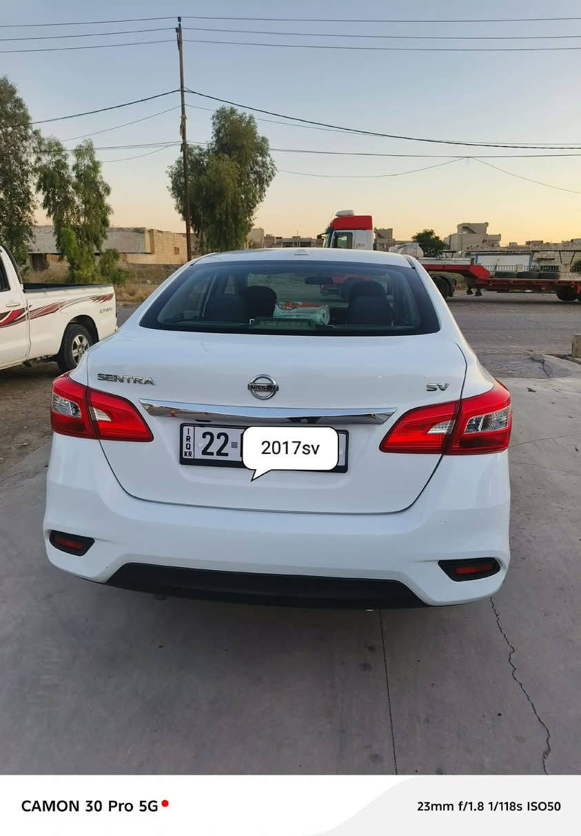 سنتره نيسان 
موديل 2017 sv
رقم اربيل 
ضرر بيها بوند + جاملق 
السعر 120$ وبيه مجال قليل 
الاستفسار اكثر ‭0782 914 3270‬
مكان السياره اربيل ناحية الكوير
