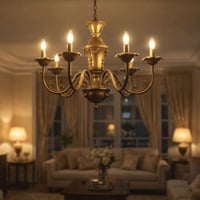 نجفة فينتاج • خمسة أذرع • نحاس برونزي