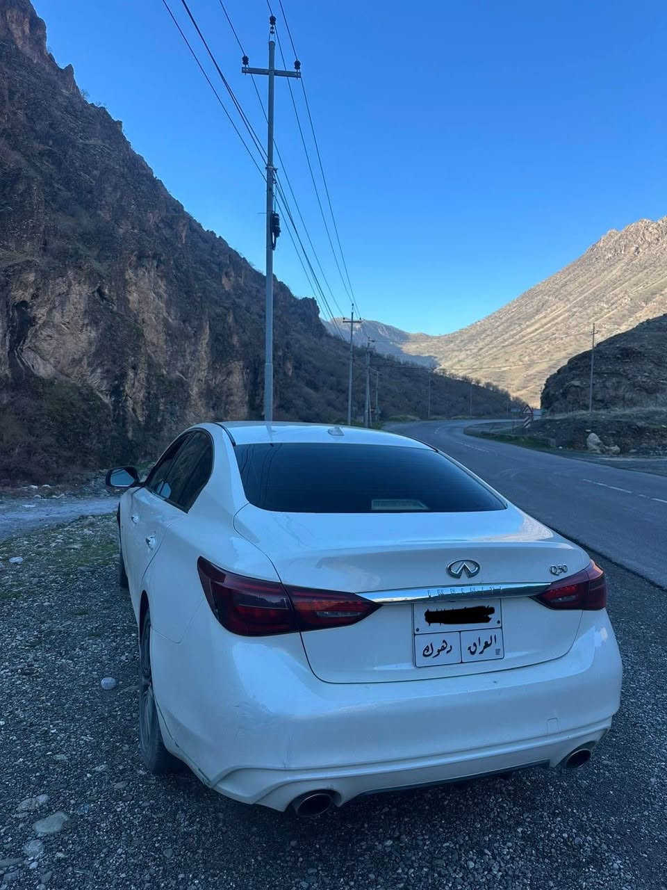 infnety q50. luxe
بيع و مراوس 
موديل. ٢٠١٨ 
محرك ٦ سلندر 
ماشي. ٧٨. الف ميل 
بدون صبخ   ايرباك ستيرن سيستم 
رقم دهوك. تحويل شرط 
مواصفات 
سلايت 
كوشنات جلد 
كشنات كهرباي 
كاميره
سعر. بلاش 
‎📞***********📞واتساب +كورك زاخو, دهوك
