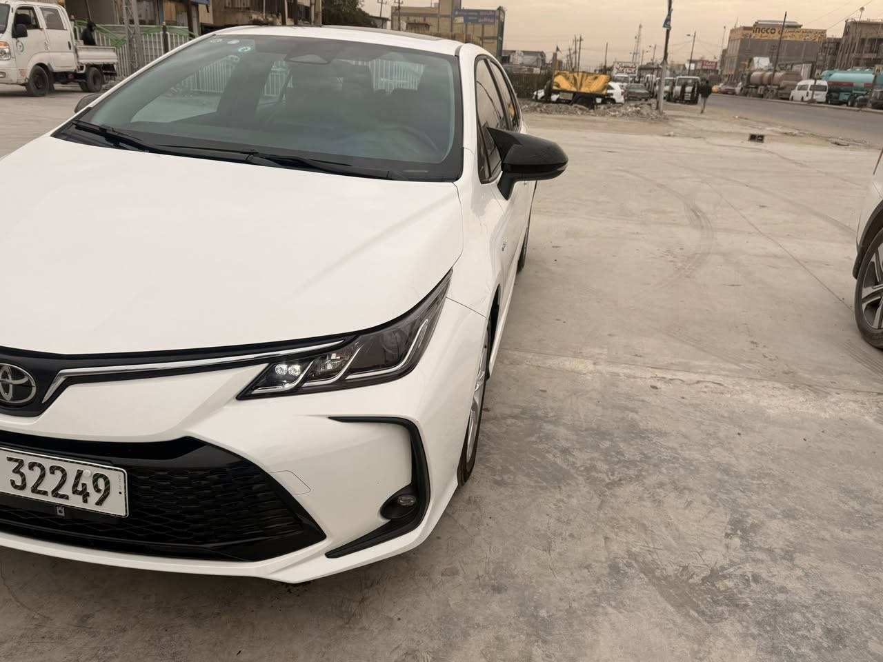 سلام عليكم
كورولا هابيرد 

مديل 2024

سيارة فول

مكفولة 

مواصفات 

بصمة 

تبريد قطعتين 

فتحة 

حساسات 

قيادة ذاتية 

كشنات جلد 

اوتو هولد 

بصمتين 

انضمة قيادة سبورت ايكو 

سيارة ماشية 19الف 

رقم بغداد تحويل مباشر 

باسمي سيارة 

السعر 148 ورقة 

مكاني بغداد حي نصر 

رقم الهاتف ***********

ابو شمس
