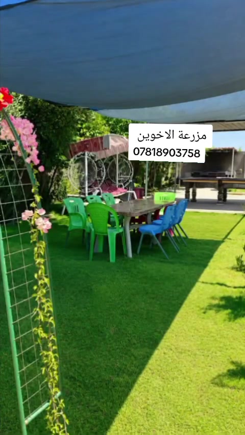 مزرعة الاخوين العنوان صلاح الدين بلد موثقى بتطبيق اجرلي
متوفره بتاريخ ٢٩ / ٦ صباحي ومسائي 
٣٠ /٦ صباحي ومسائي 
٧/١ صباحي ومسائي 
٧/٢ صباحي 
٧/٣ صباحي ومسائي 
التواصل عبر الواتساب ***********
