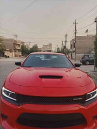 دودج جارجر 2023 احمر مكينه 6 سلندر 3600 بدون رقم ماشيه 30,000ميل حادث ...