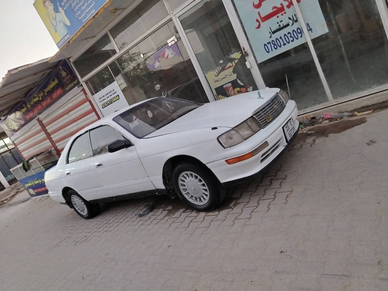 سياره بطة رقم انكليزي بسمي كفالة للبيع مكان نجف *********** سعر ٤٥ بي مجال
