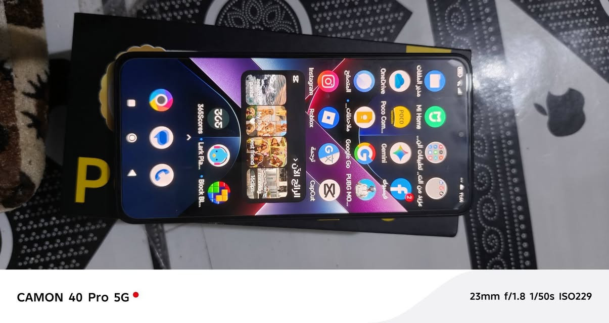 السلام عليكم موبايل للبيع
جهاز جديد صار شهر من شتريته ذاكره 512 120افريم جهاز جديد 
سعر الجهاز 350 بي مجال قليل رقم صاحبه للتواصل ***********
