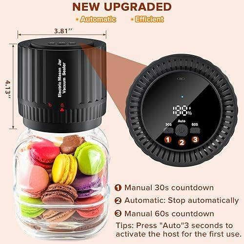 جهاز ماماهوم الكهربائي لتفريغ الهواء من البرطمانات  - طقم تعليب لاسلكي مطوّر مزود بخاصية الإيقاف التلقائي، مع 10 أغطية برطمانات ذات فتحة واسعة وعادية لتخزين الطعام والحفاظ على نضارته.
السعر 10
توصيل 5


**إذا كنت صاحب هذا الإعلان وتريد حذفه لأي سبب، رجاءا أرسل رسالة إلى الدعم الفني**