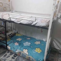 سرير حديد ٢ طابق قوووووي جدا عرض ٨٠ طول ١٧٥ بغداد حي القاهره السعر ١٥٠...