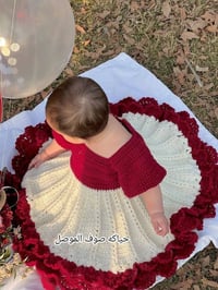 فستان بناتي • شغل يدوي • صوف ١٠٠٪