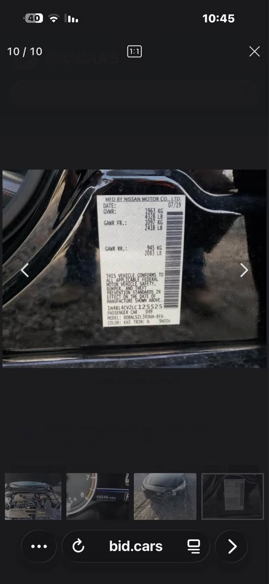 السلام عليكم 
نيسان التيما 2020
SR
بدون صبغ
ماشي 75 ألف
عنوان اربيل  
بيها كوبون بانزين كركوك
رقم شاصي وصور الحادث مرفق
سعر153 وبيه مجال 
***********
واتساب موجود أربيل, العراق
