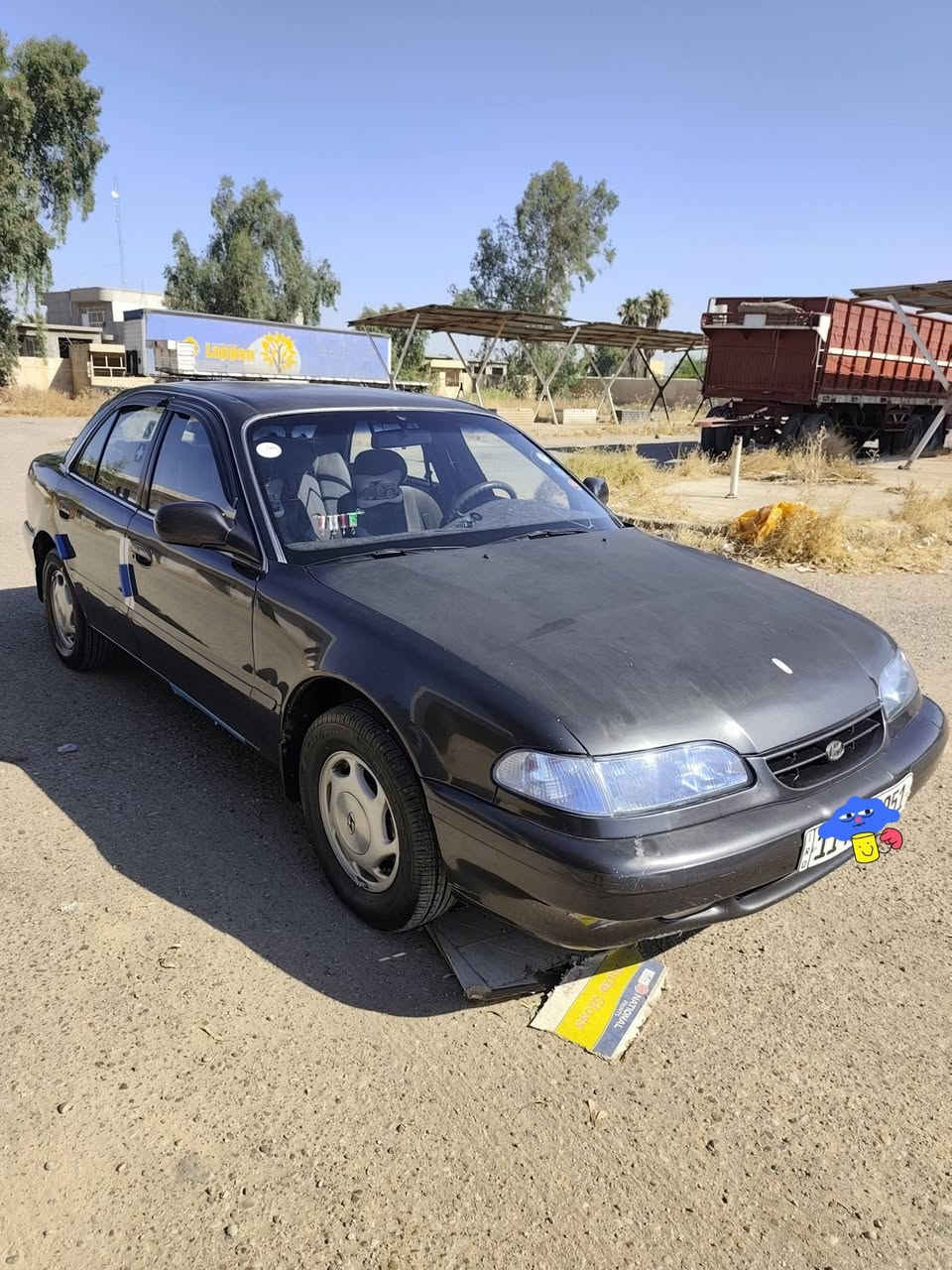 سوناتا تو موديل 94 رقم بغداد بسمي 
سيارة جاهزة اي نقص مابيهة 
تخم تاير جديد صدر جديد تدفئة تبريد شغال 
بدوت حادث مصبوغة جمالية السعر 45 وبيهة مجال 
مكان ديالى 
***********
