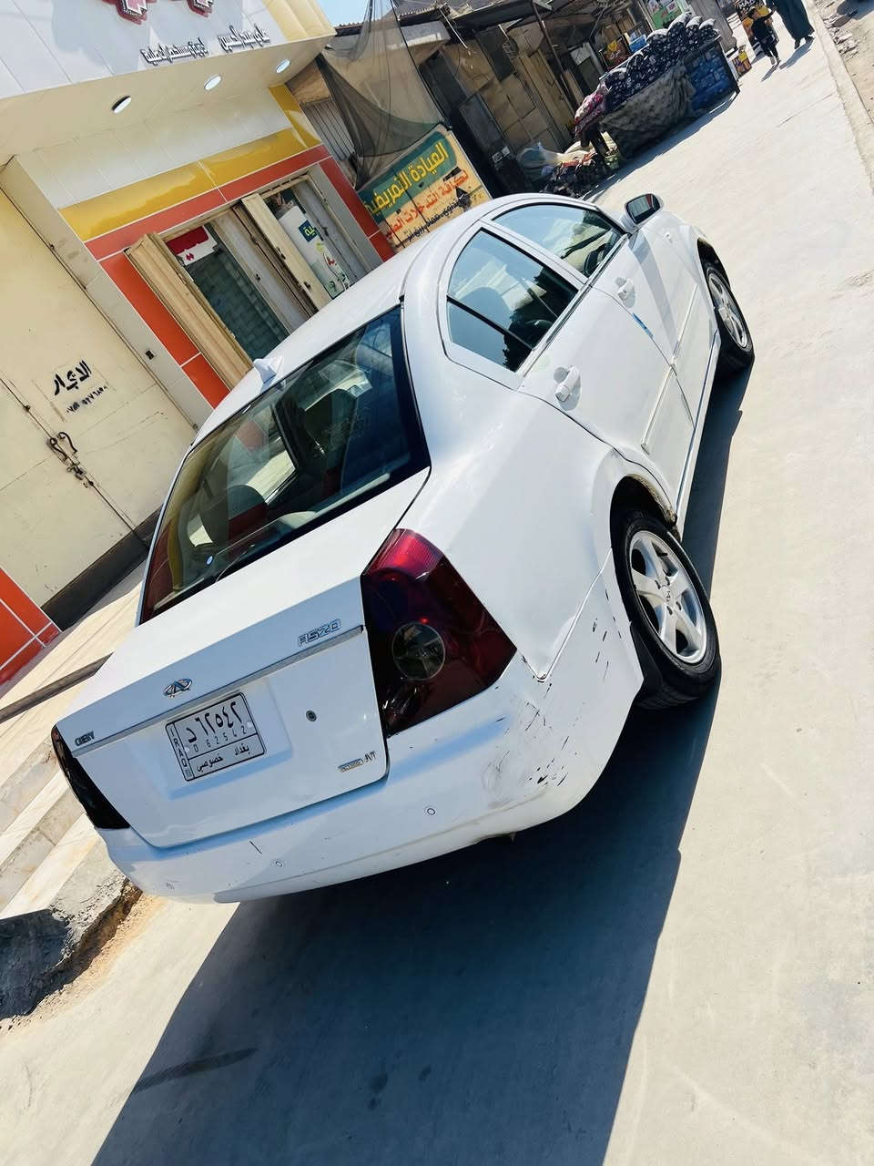 السلام عليكم جميعاً
شيري A520 
مكفولة كفاله عامة عدا الخياسات الي موضحه بالصورة 
محور مكينه وكير كورلة 
موديل 2012 سنويه ل سنه 2028 
رقم بغداد شرط التحويل 
داخلها تضيف 100‎%‎  
تخم تاير 
حدادية الخلفيه تعبانه فقط 
كهربائيات كلها شغاله 
مكاني بابل سدة الهندية 
***********
