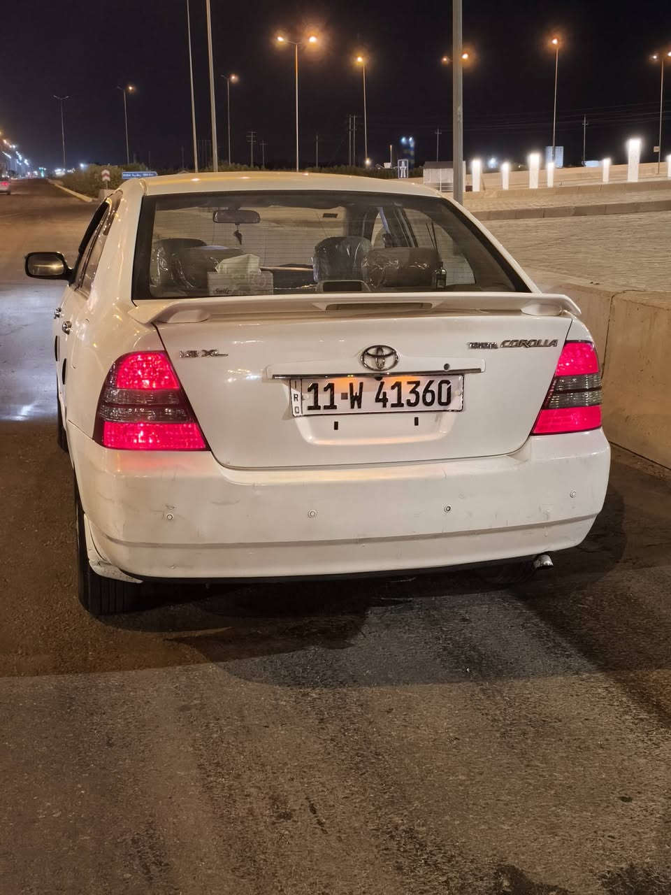 ‏كورولا 2003 بيكاتشو خليجية كير عادي للبيع السيارة مال بيت ونضيفة بيها قطعة صبغ والسياارة صايرلها ادامة كاملة منظومة بانزين وتبريد ثلج والسيارة صايرلها نظام بصمة وتشغيل عن بعد ورمز سكيروتي والسيارة خير من الله تجي وتشوف بعينك السعر 80وبيها مجال بسيط مكان السيارة الانبار فلوجة غير متواجد على الفيس
‏***********
