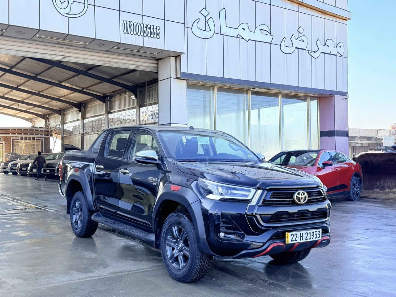 سلام عليكم للبيع
 تيوتا هايلوكس TRD
2024 
ماشي 18
 فول بريم
حساس امامي خلفي 
بصمه
كامره
بنيد جكات 
مذهب
صاج
شاحن وايرلس 
٦ سماعات
قطعتين تبريد 
باقي المواصفات معروفه 
السعر 393$ وبي شوفة
لاستفسار ***********&&***********
