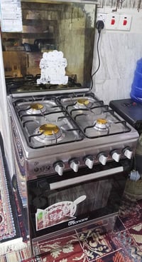 طباخ 4 مشاعل وفرن شغال كله كهربائيات جداحه شغاله السعر 175 الف العنوان...