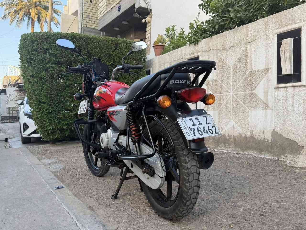 السلام عليكم بوكسر موديل 23 نزول 24 مرقم لوحه وسنويه تحويل ثاني يوم هزه جديده دراجه جديده ممشتغله دليفري مكاني الحريه
***********
