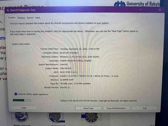 ‏سلام عليكم لابتوب للبيع لينوفو x1 كاربون موصفاته كور 7 جيل ثامن ذاكره 512 ssd رام 16 حجم شاشته 14 لمس شاشته بطاريته تكفيك 5 ساعات واكثر وزن الابتوب كيلو كلش خفيف وسهل التنقل 
مكاني كربلاء سعره 400 مستعجل على بيعته
رقمي ***********
الابتوب كلش قوي ابحث عنه باليوتيوب وشوفه 
وشكرا 💜
