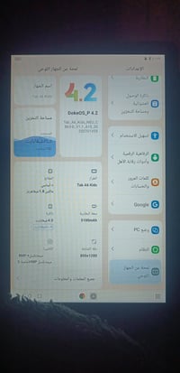 ايباد للبيع ذاكرة 128بطراية 5100 بي فطر بل شاشة سعرة خاص او خابر 07739...