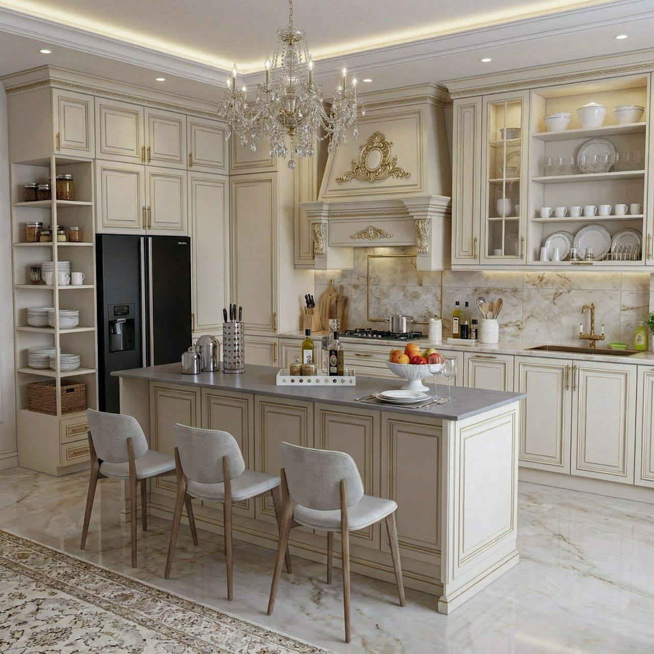 تحية طيبة للجميع
تصميم مطبخ كلاسك جار العمل على تنفيذه 
موقعنا بابل شارع الشاوي قرب غرفة التجارة 
***********
***********
