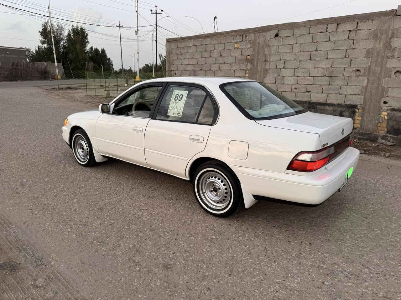 سلام عليكم للبيع كورله ١٩٩٤ مكفوله من الضربه ولكص ونقل جثه ولعيب الشرعي رقم نجف دولي مشروع وطني تبريد ثلج ❄️ حداديه تخم تاير توني شاده محرك ١٨٠٠ شرط سعر ٦٥ مكان سيارة سوك الشيوخ للاستفسار ***********
