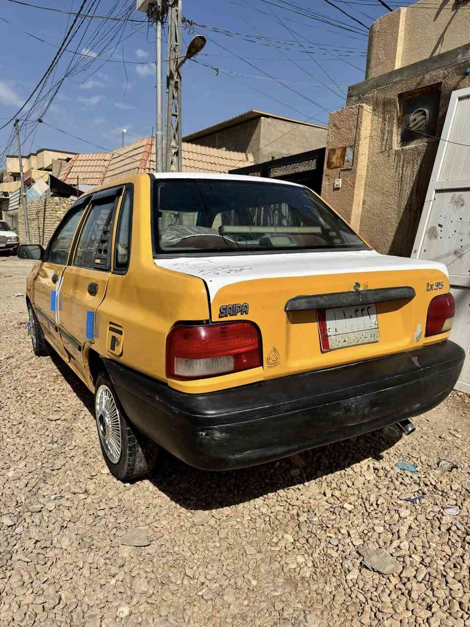 سايبا للبيع مديل ٢٠١٢ جاهزه من كلشي كبل الشارع مصفره هيئه وغرامات كيرها خير من الله ومكينتها بيها اسم بخار  هستوه بادي 
مالكها يريد مداور وره العيد السعر ٢٤ ورقه وبيها مجال للاستفسار 
***********
***********
