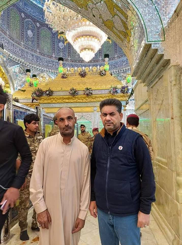 ان شاءالله يوم الاثنين فجر بس كربلاء مبيت الدفنه الامام الحسين ع العباس نفر 10الف تصال *********** علي وياكم بطاقه الوطني الصليه الفندق
