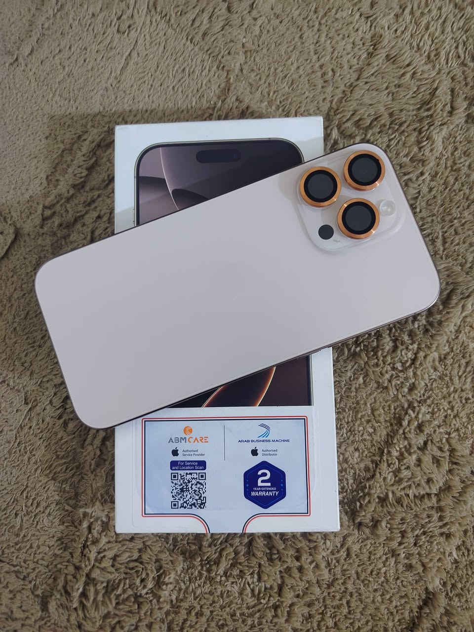 سلام عليكم 
ايفون 16 برو ماكس ذكره 256 شرق اوسط لون المميز ديزرت جديد طك كارتون مشحون (18)مره فقط  استعمال بسيط جدا زلخ مابي  ضمان ABM ينتهي الضمان ب شهر 10 
السعر 1500
مكان بغداد الجديده ***********
