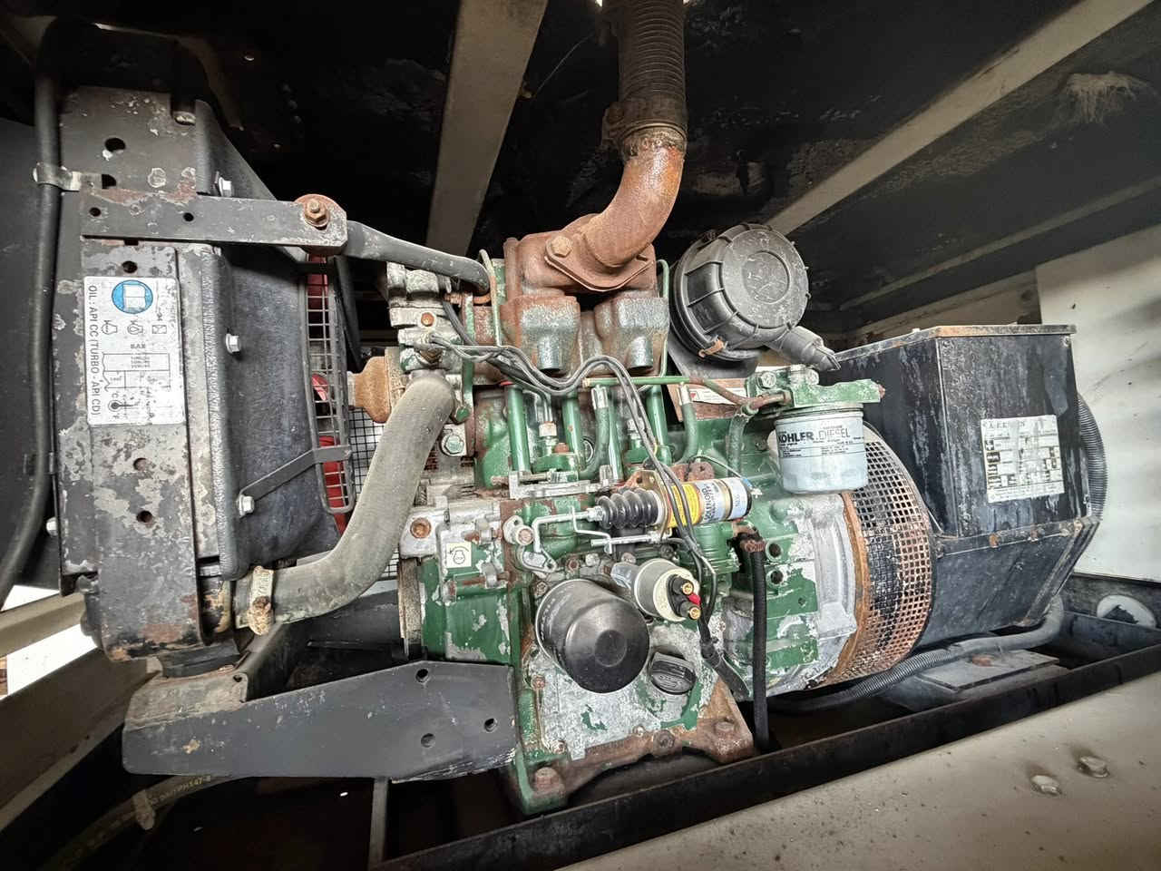 🔷نوع المحرك: لستر بتر انكليزي 🇬🇧
🔷القدره:11 kva
🔷المحرك:2 بستم 
🔷كاتم
🔷شغال ‎%‎100
🔷رقم الهاتف:***********
🔷العنوان:النجف الاشرف حي الامير
