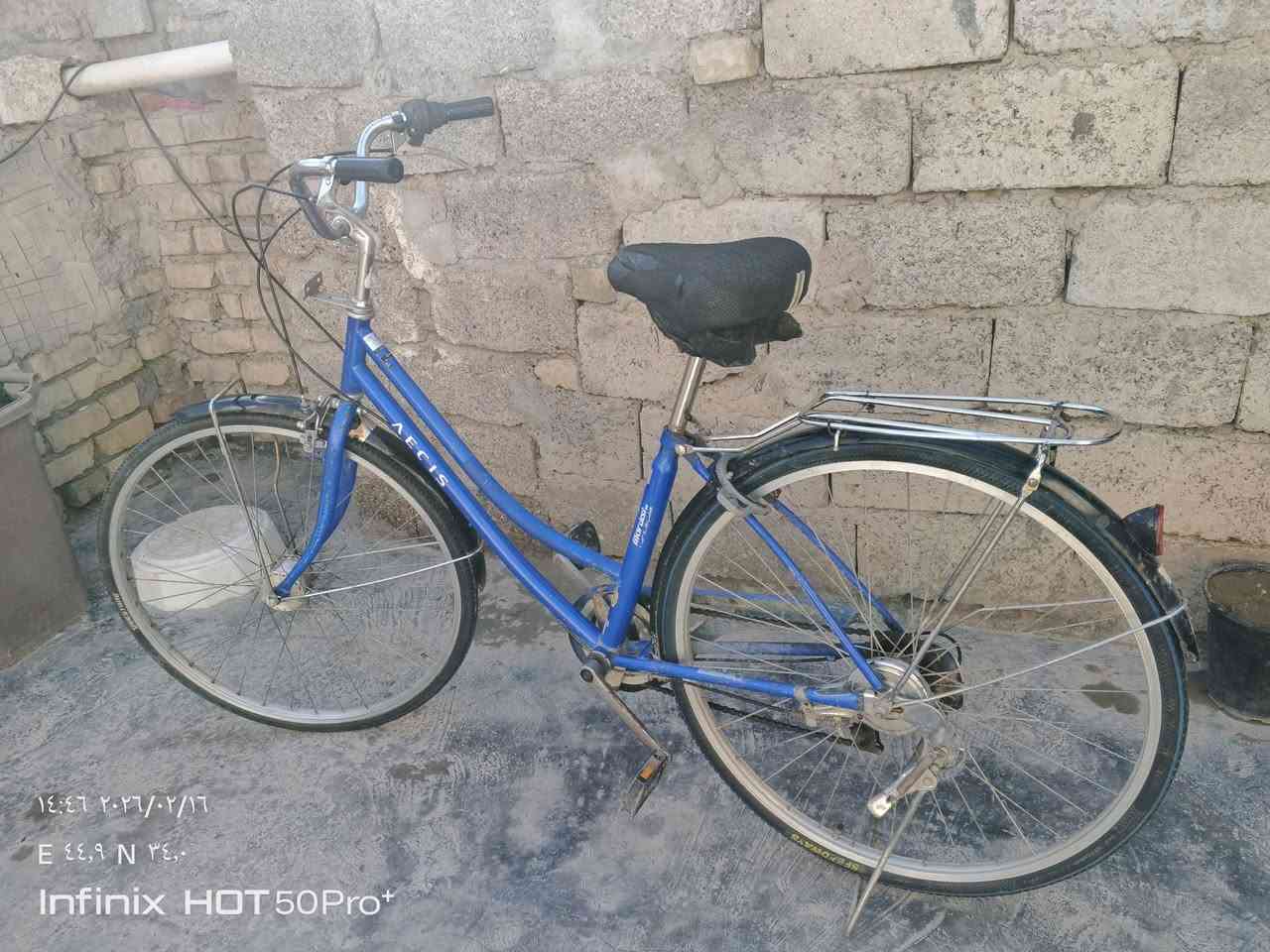 باسكل للبيع حجم 27كير حساس شغال سعر 70بيه مجال مكاني المقدادية شهربان حي المعلمين قرب مسبح نور المقدادية ***********
