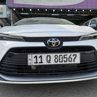 رمضان كريم تويوتا كورلا خليجي  هايبرد  شكل الامريكي  مرقم كامل بغداد ا...