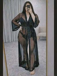 سيت نوم ٣ قطع • شيفون ستراس • يلبس ٥٠-٨٠