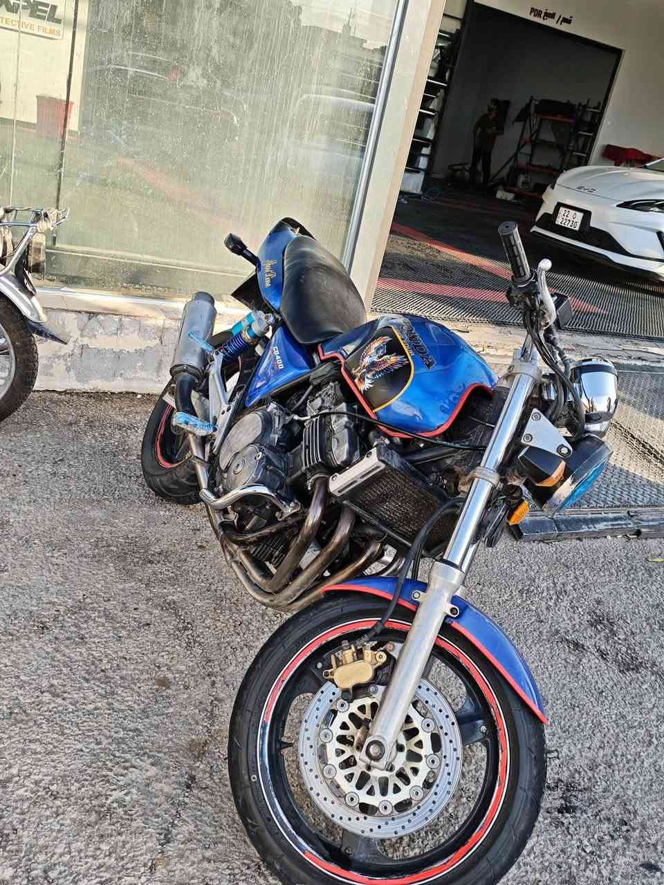 سلام عليكم للبيع
سيبي 400 16 دراجه كفاله كير ومكينه ستوك مامفتوح  كزوز رياظي فصله نار 
والنظافه شوفت عينك اوراق كامله  اصولي مدفوع كمرك وظريبه باقي استلام لوحات فقط 
 السعر ((15))وبيها مجال 
عنوان النجف الاشرف  واليجيني من بعيد مارده والله 
للاستفسار ***********
