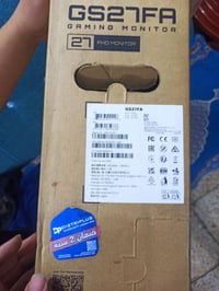 شاشة Gaming من Gigabyte بعدها داخل الضمان حجم 27 Full HD والهرتزية 180...