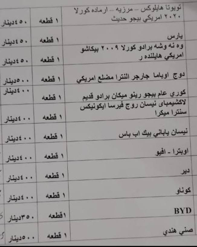لاستيك #ربل #مجول جودة عالية
من استيرادنا الخاص اسعار جملة الجملة تعال اخذ من المستورد وريح راسك ويتوفر #اورنكات #نوزل و #فايبرات نوزل و #واشر قاعدة 

للطلب والاستفسار 

***********

يوجد توصيل لجميع المحافظات
