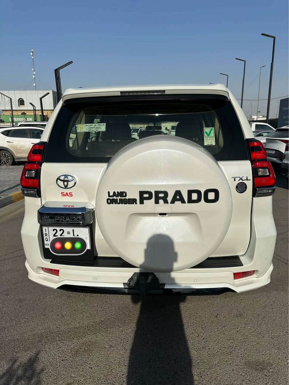 السلام عليكم
برادو TXL
2023 ماشية ٣٦ الف كم 
السيارة ساز اصلي ضمان 
العنوان بغداد شارع فلسطين
*********** بغداد, العراق
