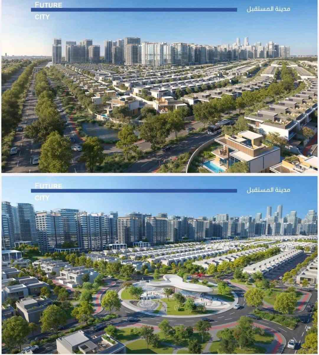 عرض مدن الحصري على مجمع 
مدينة المستقبل 
موقع المجمع : سريع الغزالية 
مجمع نظام افقي بيوت مساحة 220m ,360m ,520m
مقدم 3% على السعر الكلي 

ومتبقي المبلغ على 6 سنوات 

تواصل وياية لمعرفة التفاصيل الباقية 
***********
